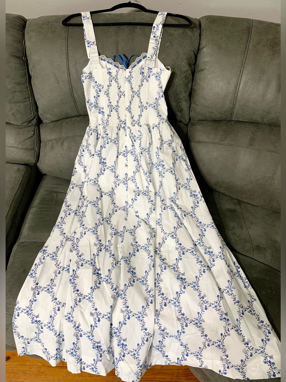 NWT Moon River Floral Midi Dress - Picture 6 of 9